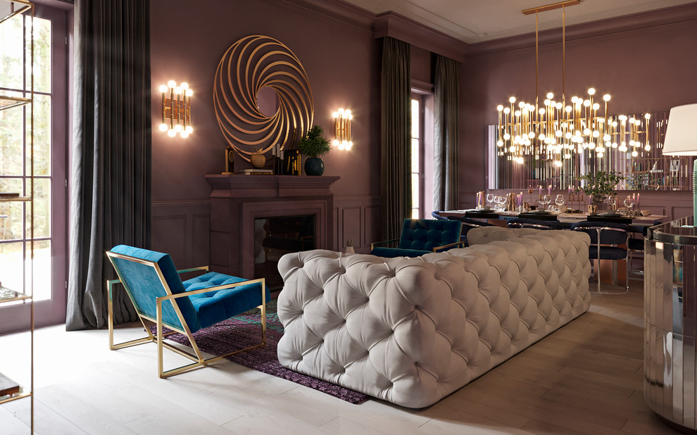 Дизайн проект гостиной дома в Лос-Анджелесе. Дизайнер Павлова Светлана.