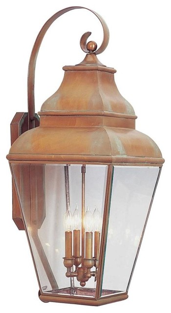 Livex Lighting-2596-Exeter - Four Light Outdoor Wall Sconce