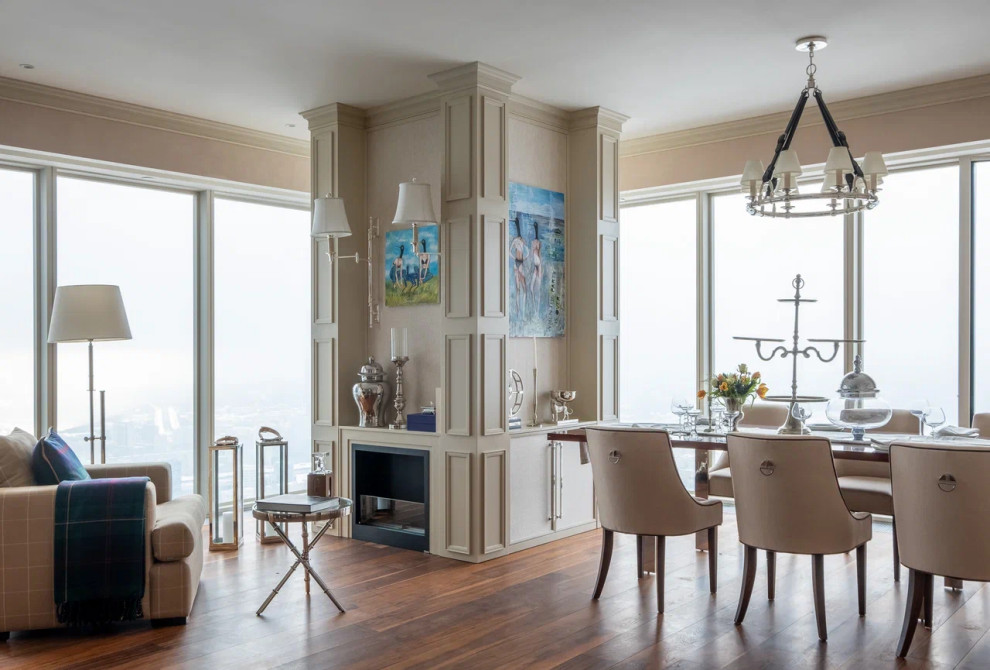 Дизайн интерьера апартаментов в ОКО, Москва-Сити (180 м2)