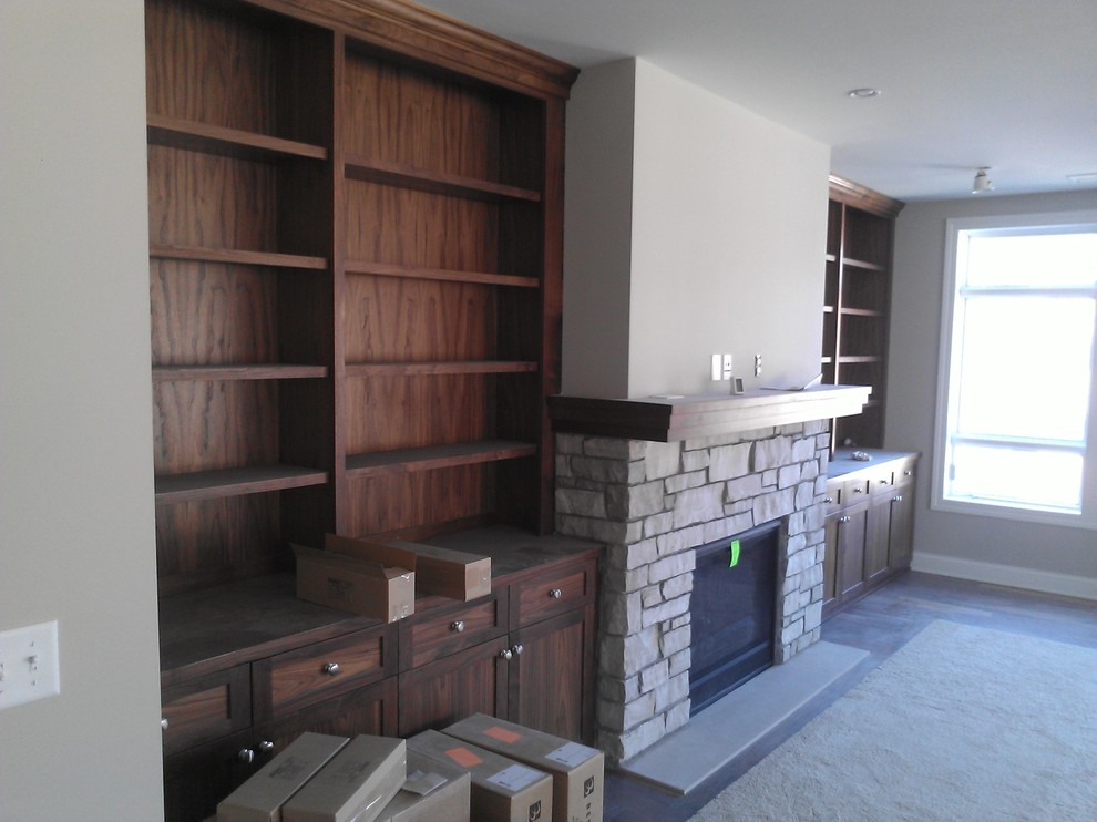 Inspiration for a contemporary home design remodel in Minneapolis