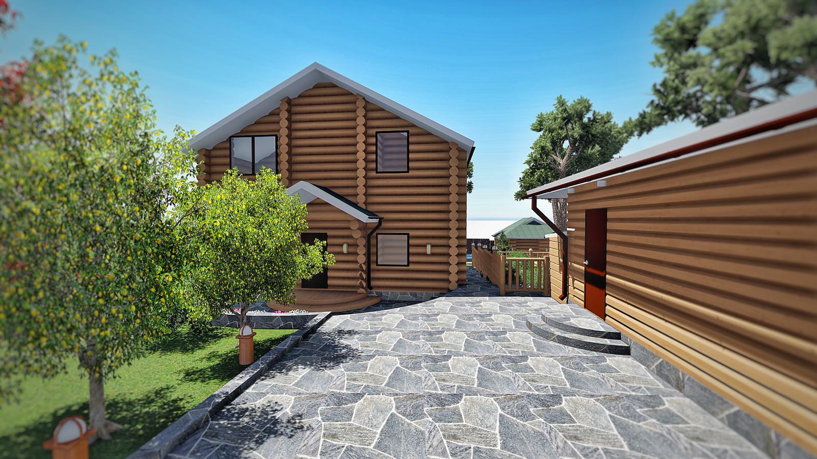 Ландшафтный дизайн участка в СНТ Хрустальный