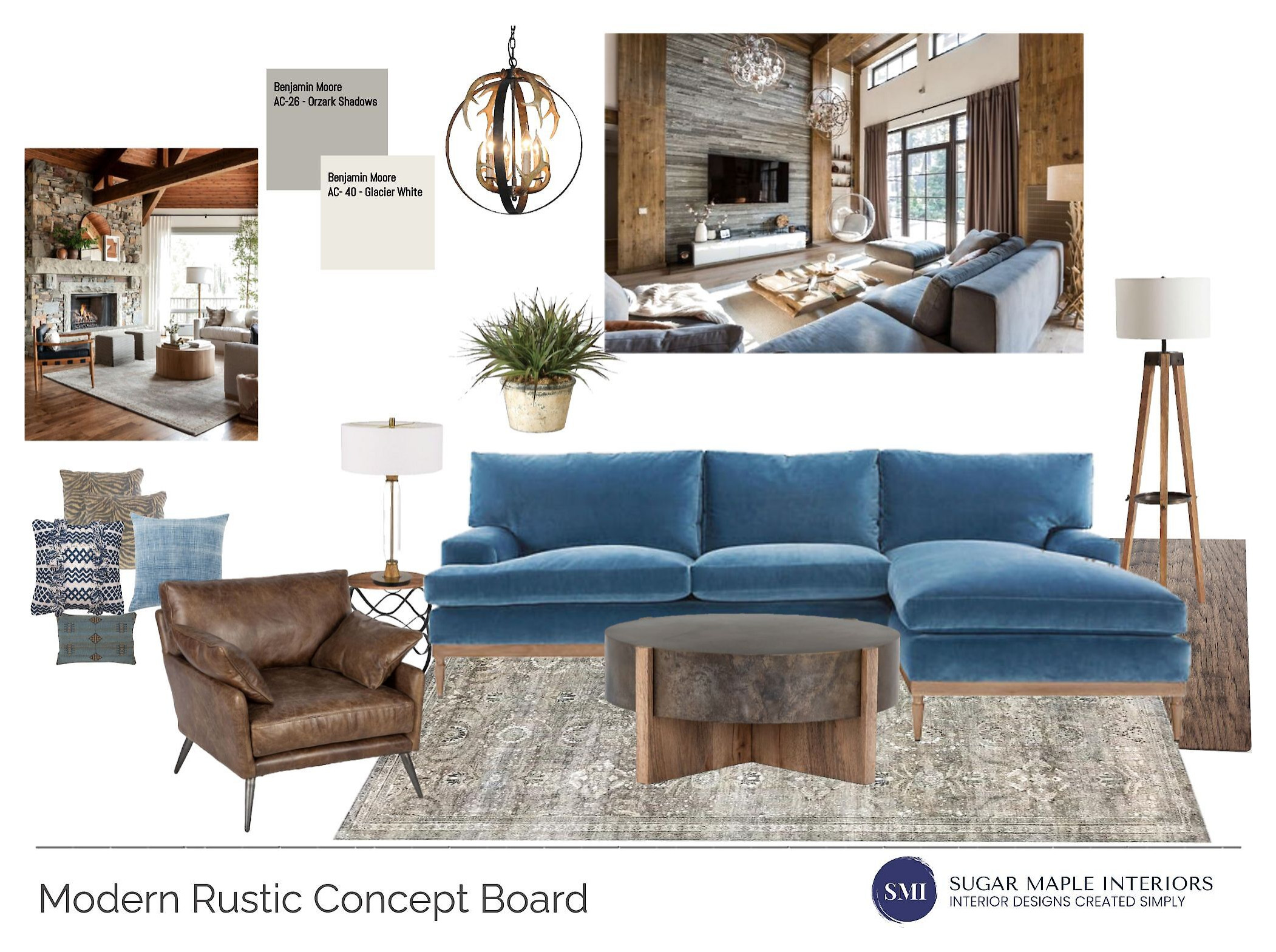Living Room Concept Board