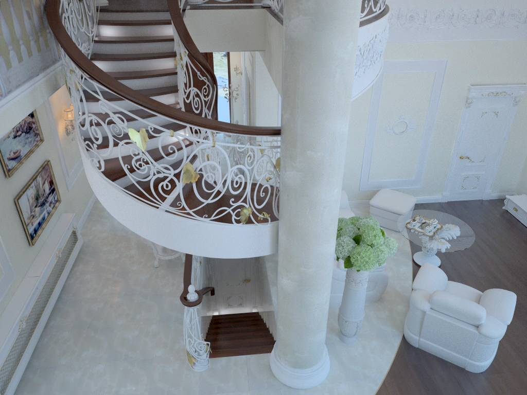 Загородный дом на берегу моря.