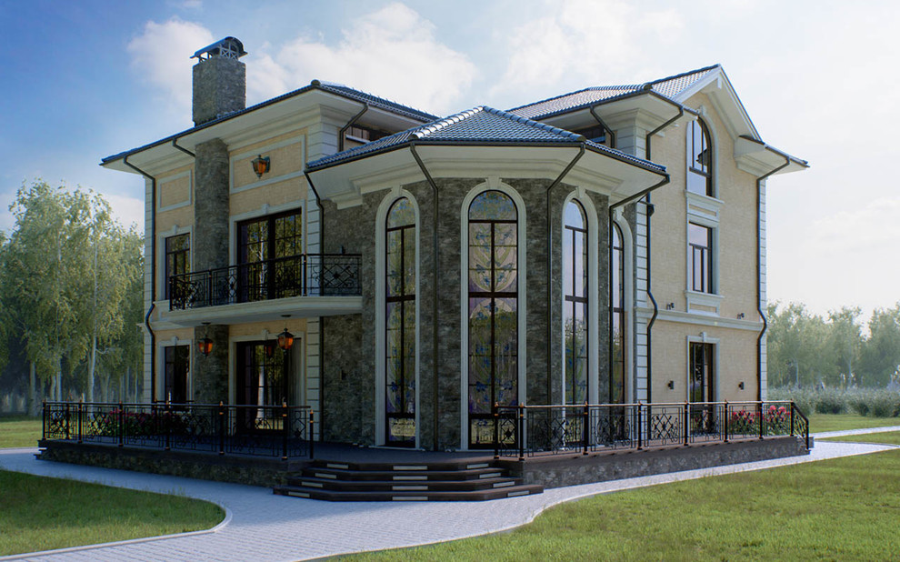 Проект дома с гаражом 600 кв.м