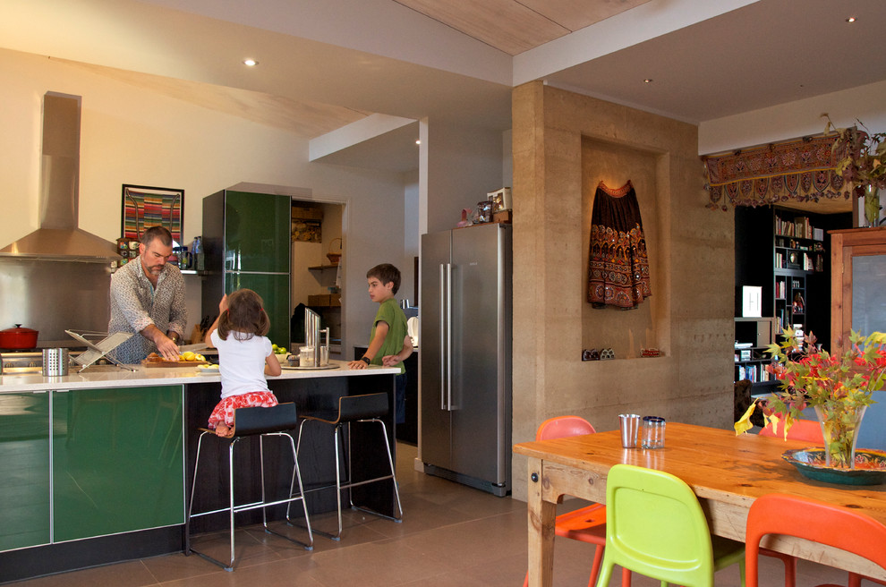 Design ideas for an eclectic kitchen in Adelaide.
