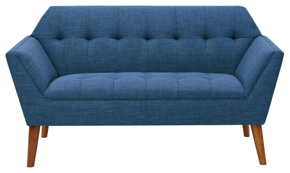 INK+IVY Newport Loveseat Midcentury Loveseats by HedgeApple Houzz