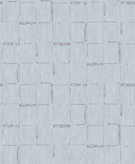 Duck Egg Geometric Wallpaper Contemporary Wallpaper by SK Filson Houzz