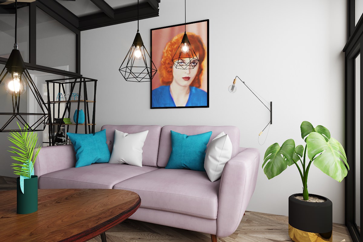 Загородный частный дом, с кухней, одной спальней, и верандой с огромными панорам