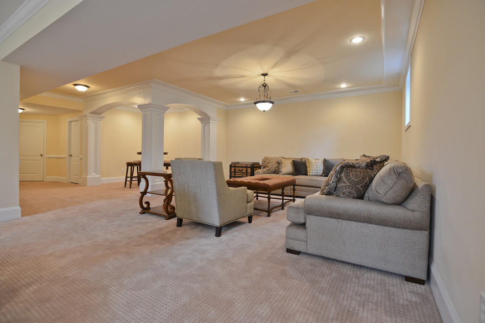 Basement - transitional basement idea in DC Metro
