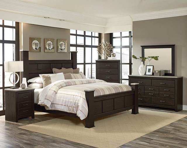 Stonehill Dark Bedroom Set - Traditional - by American Freight