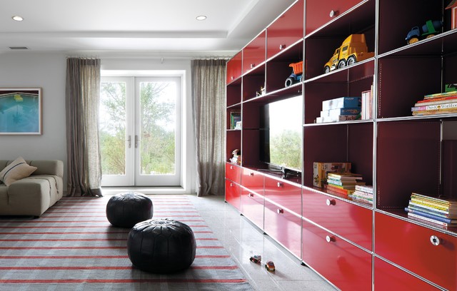 Rot sehen family-room