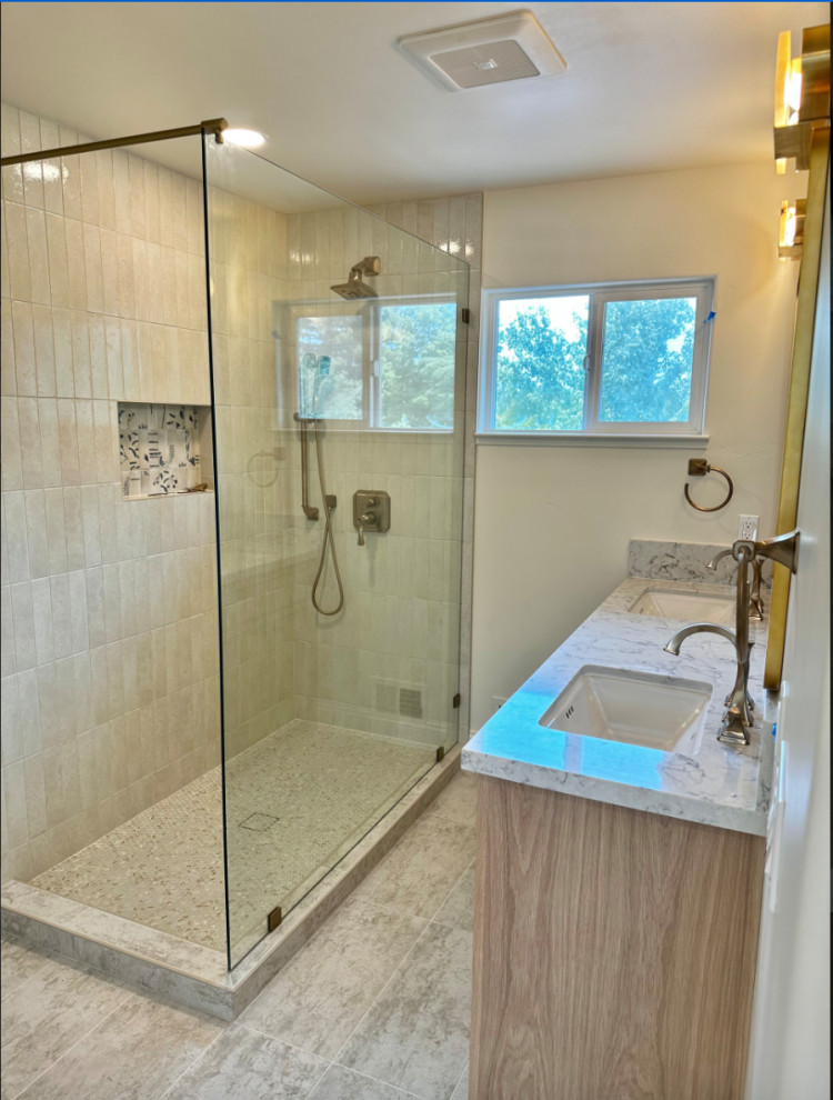 Coastal Grandmillenial Glam Bathroom