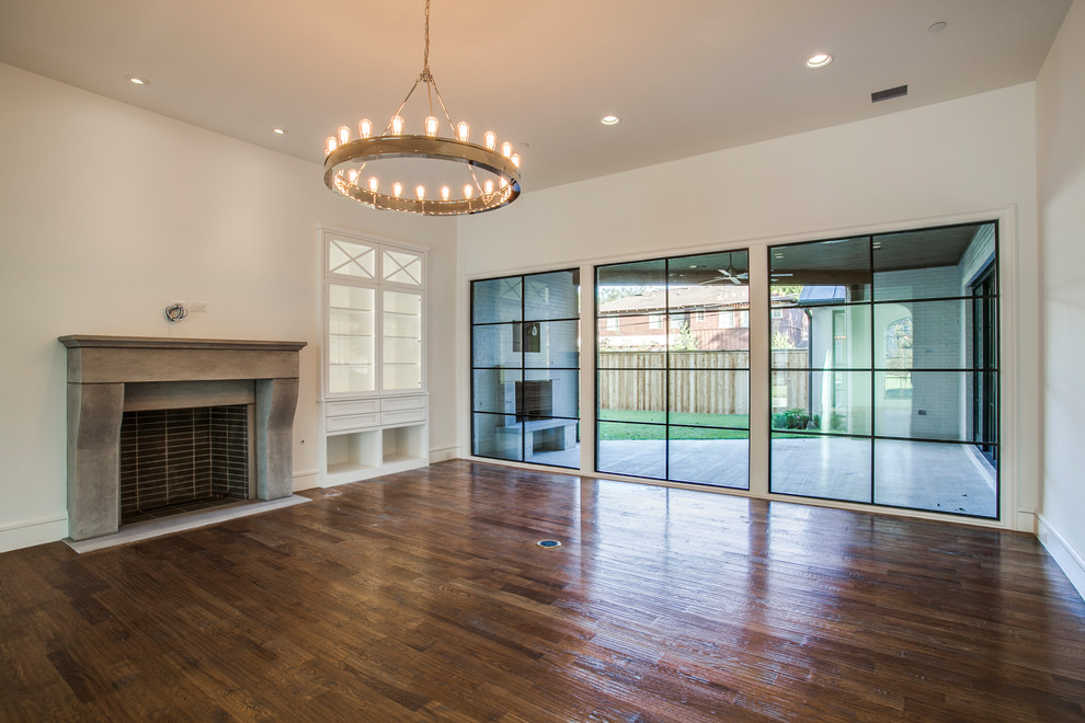 Home design - transitional home design idea in Dallas