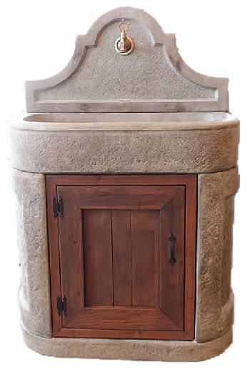 Lavadino Outdoor Cast Stone Garden Sink Includes Hand Crafted Lavadino Outdoor Cast Stone Garden Sink
