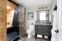 Bathroom of the Week: Spa Feel With a New Sauna and Shower Area