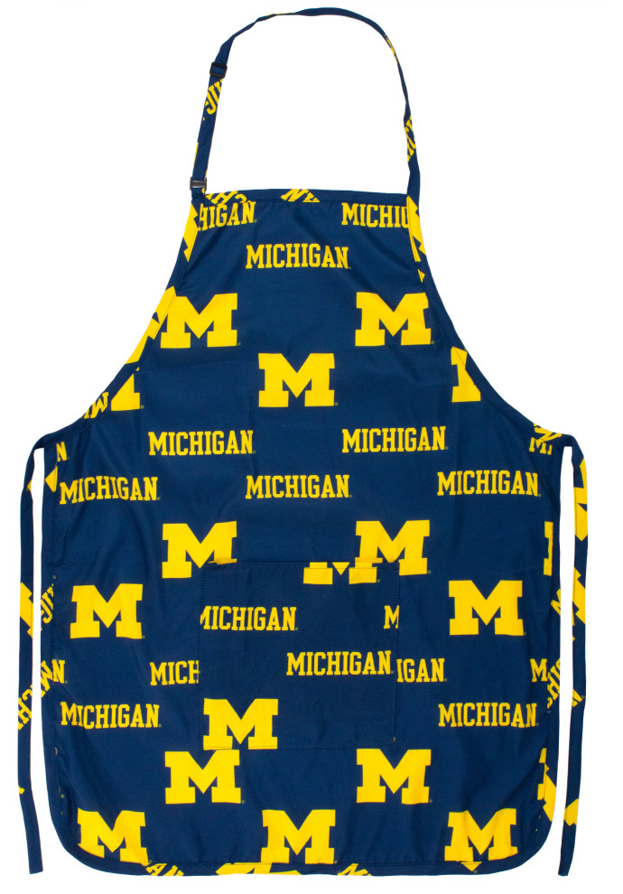 Michigan Wolverines Apron with Pocket