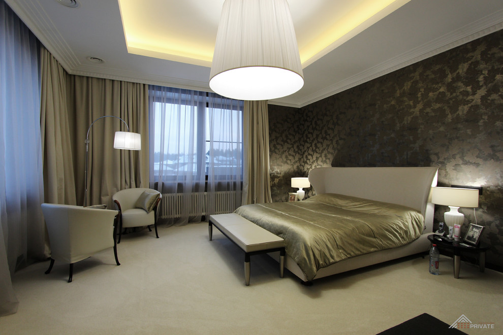 Дизайн-проект частного загородного дома в Московской области. Водники