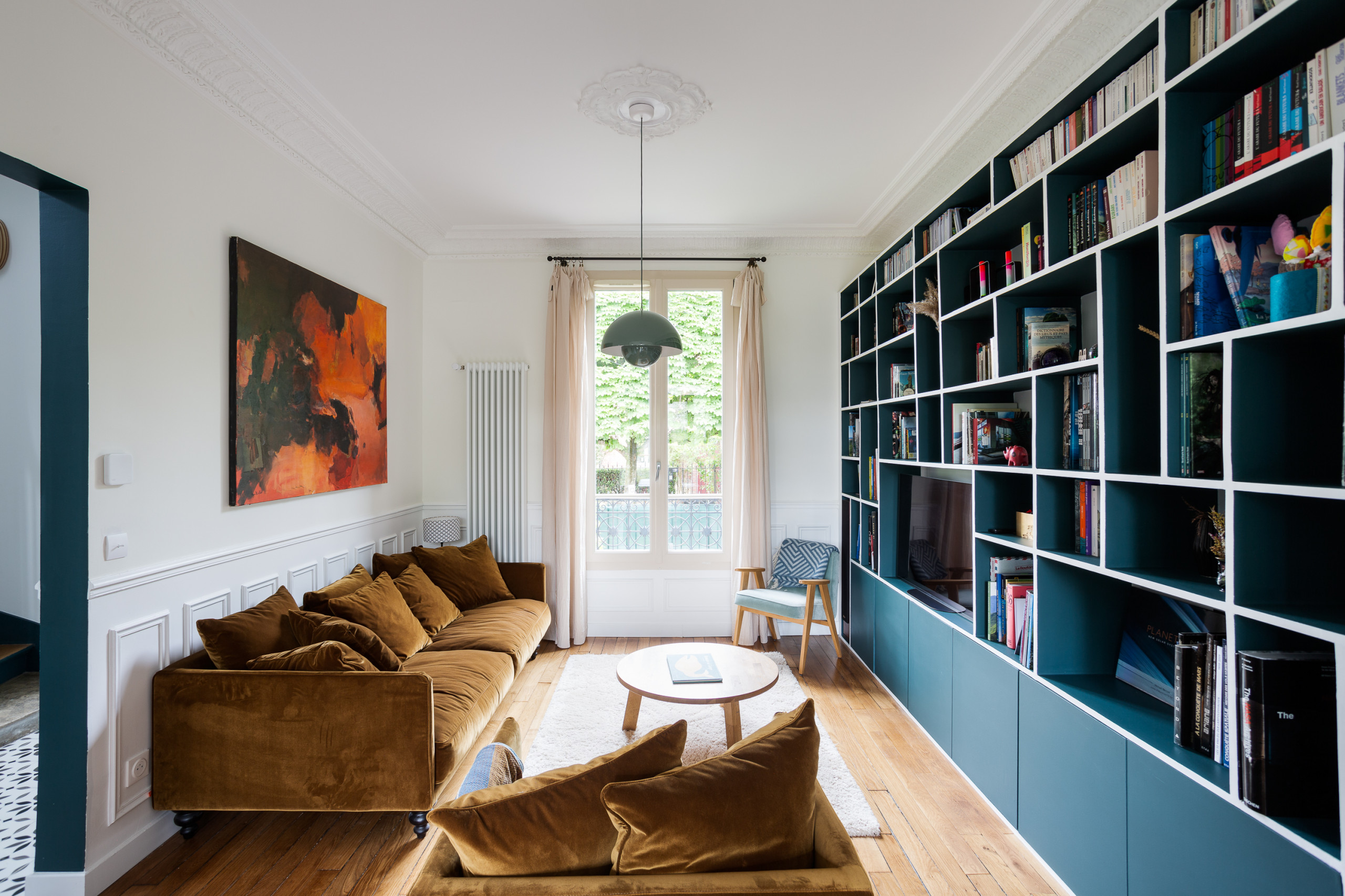 Avanr /Apres une maison de maitre se  réinvente avec brio
