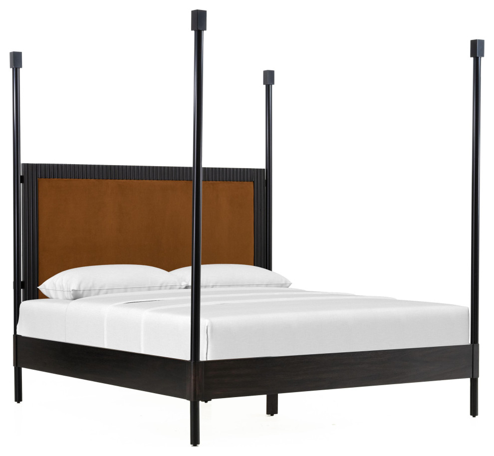 Ava FourPoster Bed, King Transitional Canopy Beds by First of a