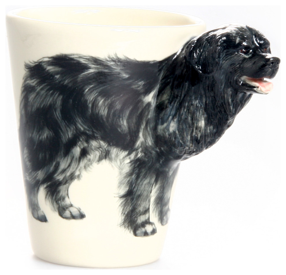 Newfoundland 3D Ceramic Mug, Black