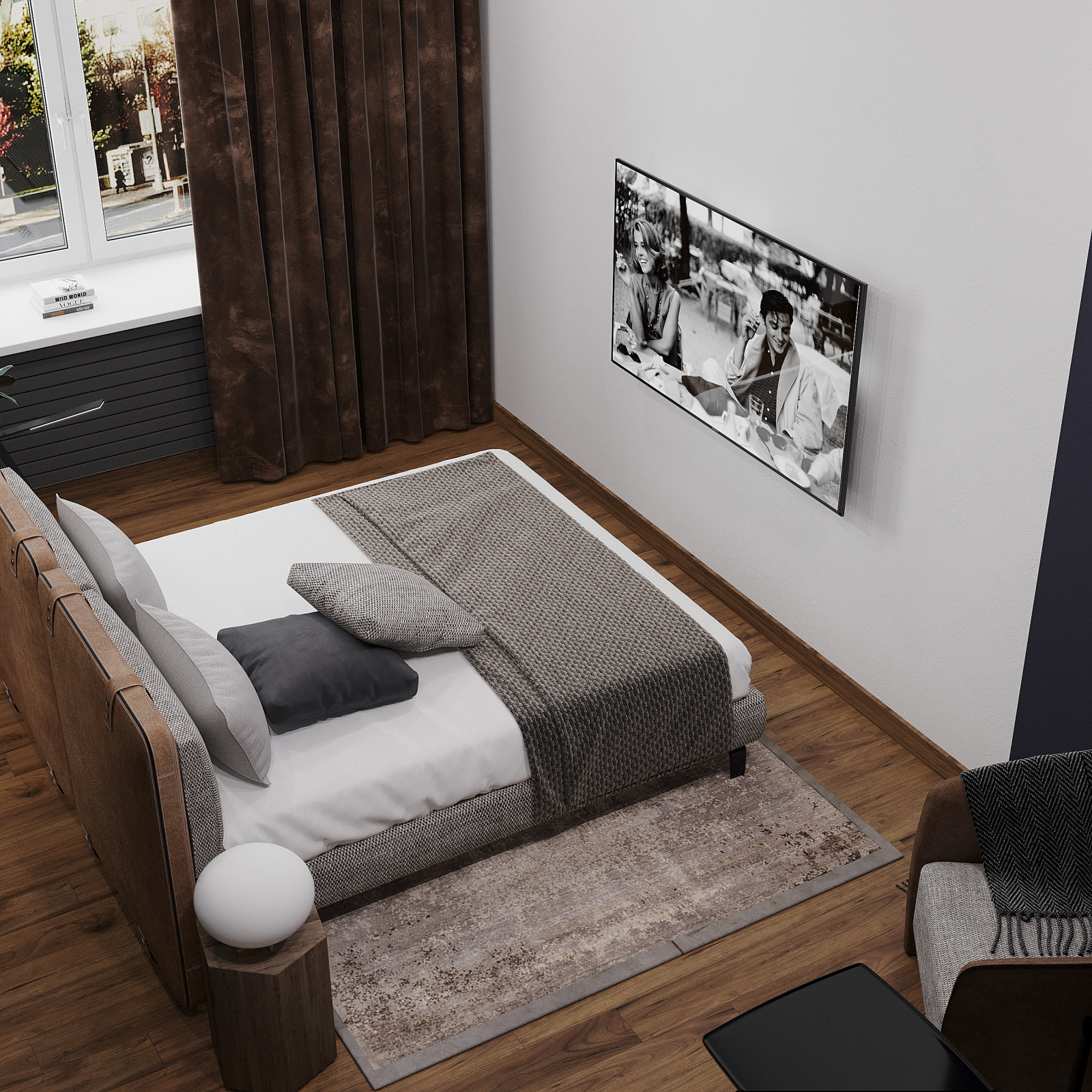 Спальня + Гардероб l Комсомольский проспект