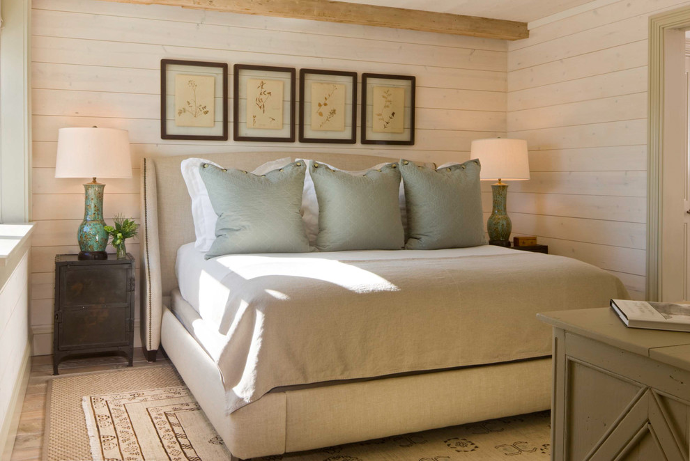 This is an example of a country bedroom in Denver.