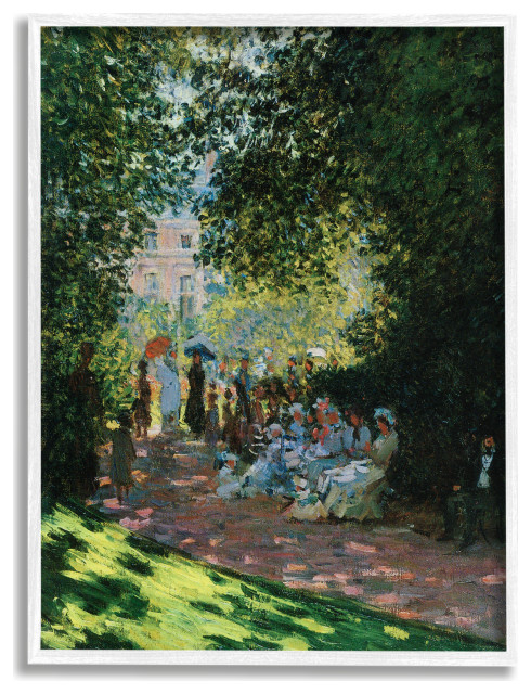Parisians In Parc Classical Painting Style, 24 x 30