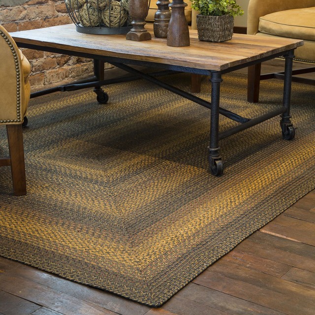 Salem Jute Braided Rugs by HomeSpice Decor Farmhouse Area Rugs by