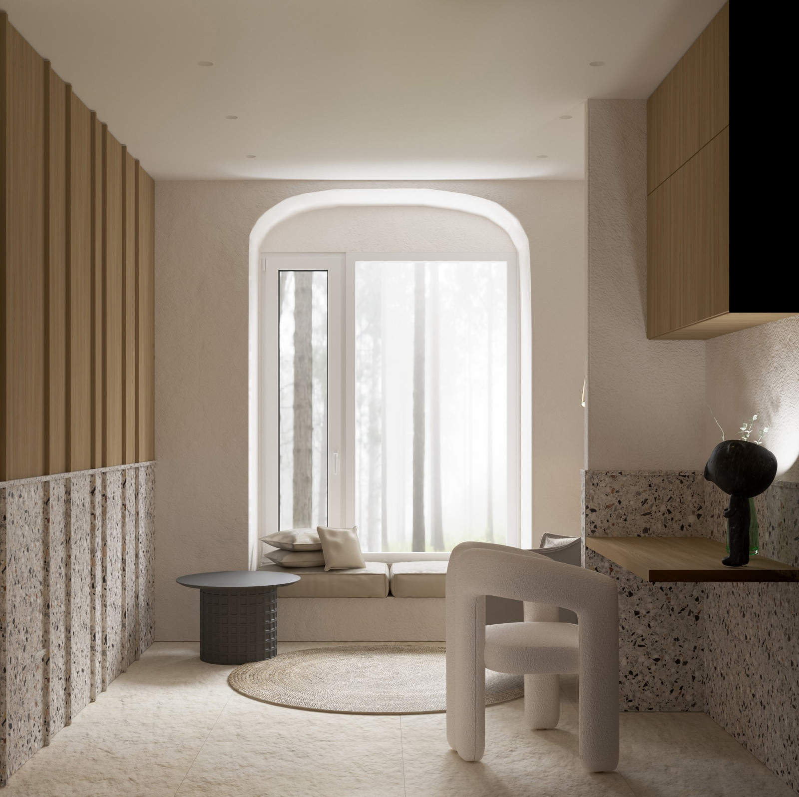 Проект загородного дома в Ленинградской области, стиль джапанди