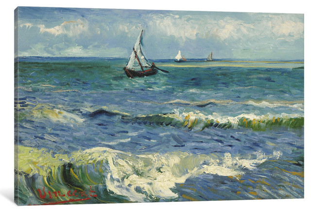 Seascape Near Les Saintes Maries de la Mer by Vincent van Gogh