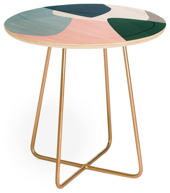 Mareike Boehmer Graphic 150 E Round Side Table Contemporary Side