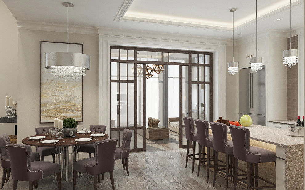 Современный интерьер с классическими акцентами