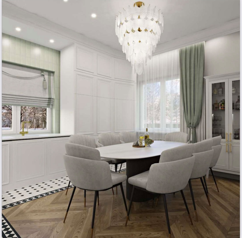 Дом по мотивам неоклассики