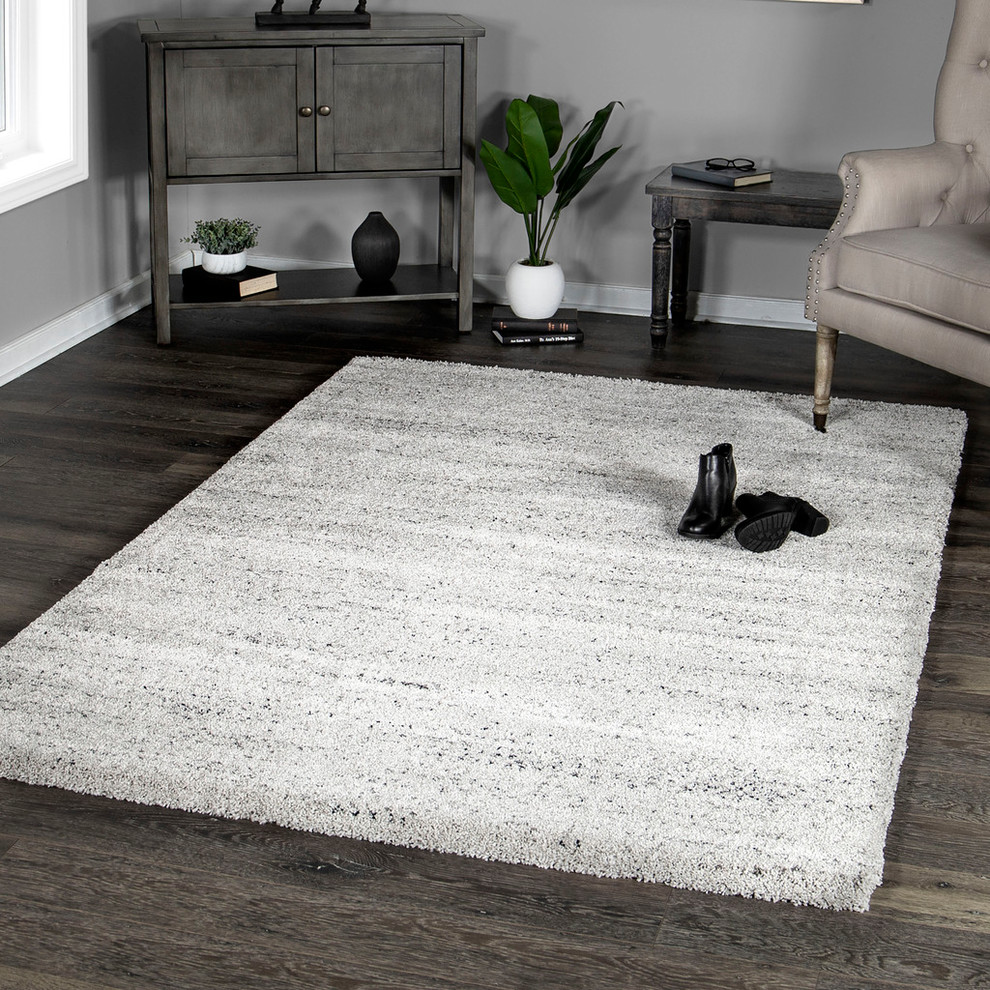 Palmetto Living by Orian Cloud 9 Buttery-Soft Ari Silver Area Rug,7'10"x10'10"