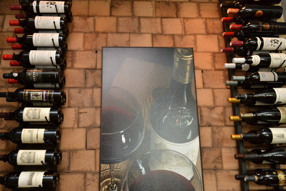 Wine cellar - wine cellar idea in Milwaukee