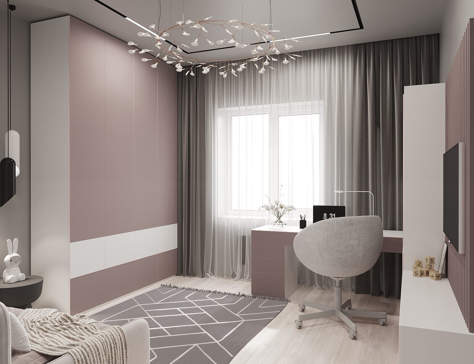 Детская комната для девочки