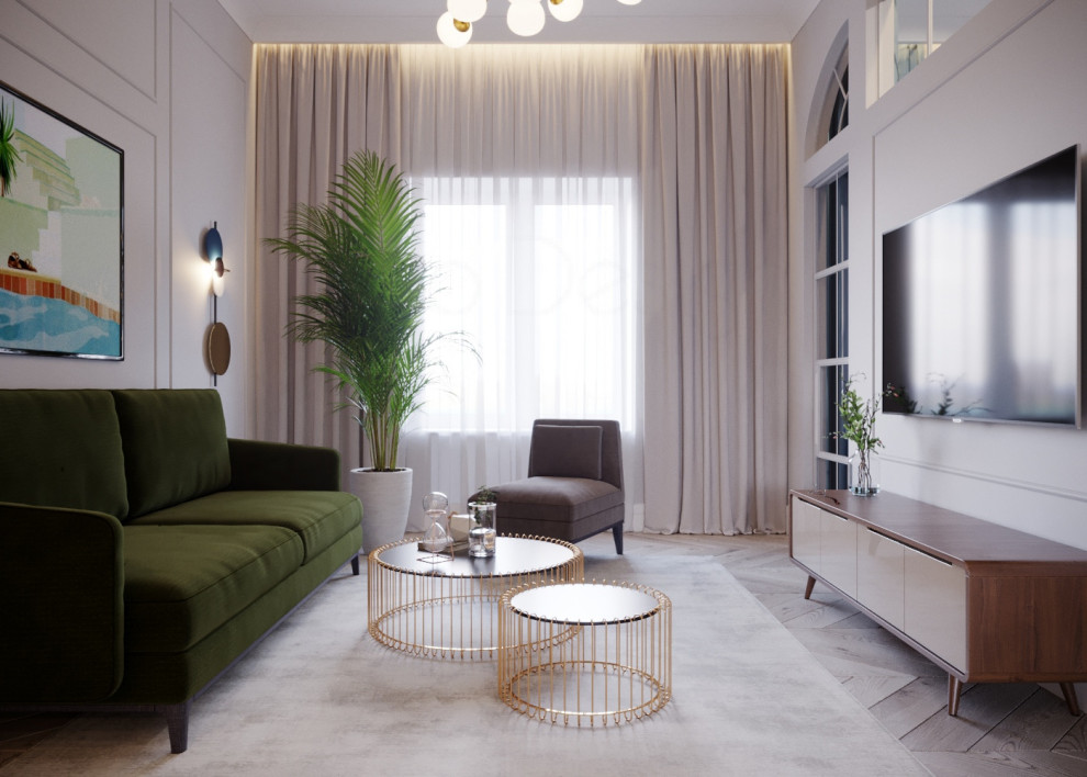 Гостиная. Дизайн-проект квартиры в Москве