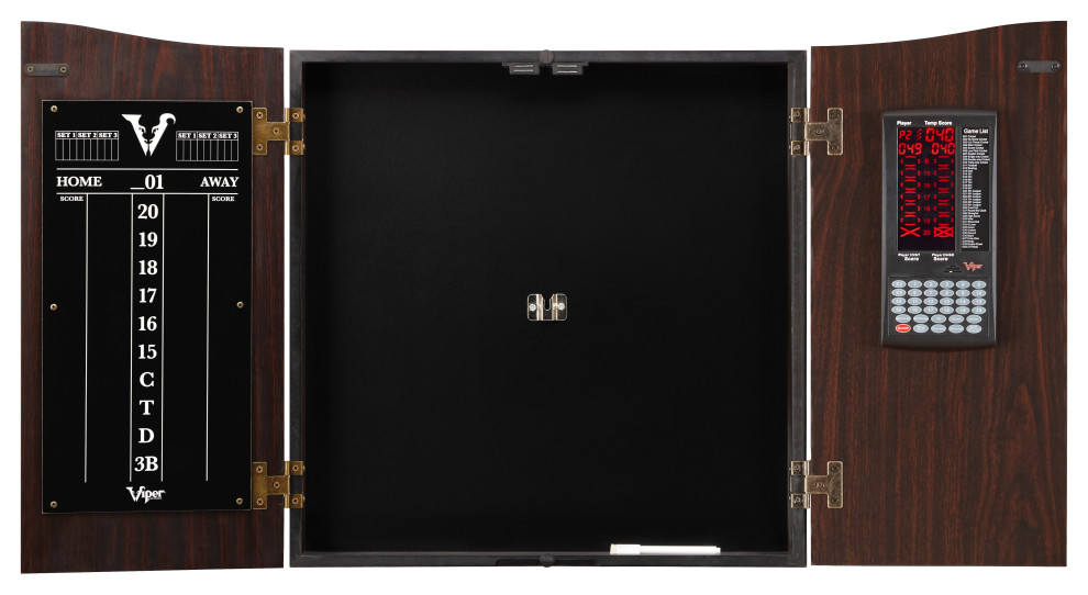 Viper Vault Deluxe Dartboard With Integrated Pro Score