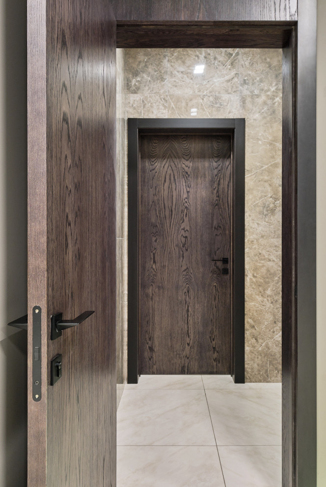 Высокие дубовые двери. 100% массив дуба.