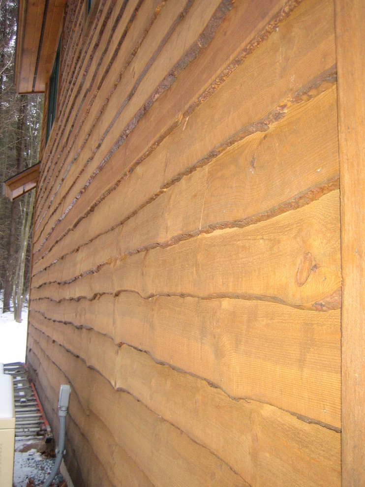Live edge siding