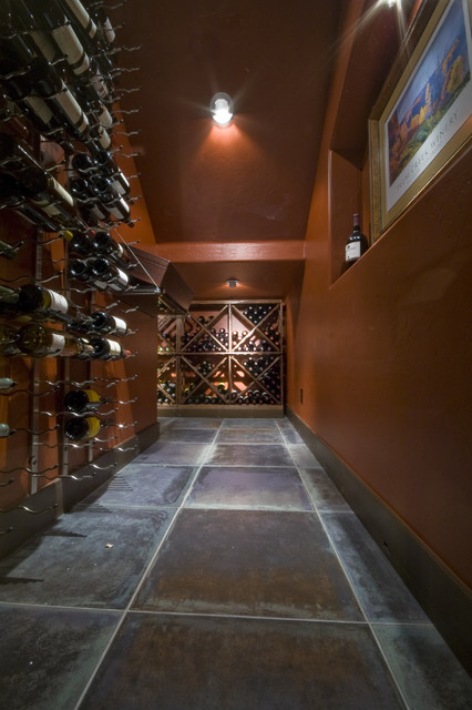 Gold Run Residence eclectique-cave-a-vin