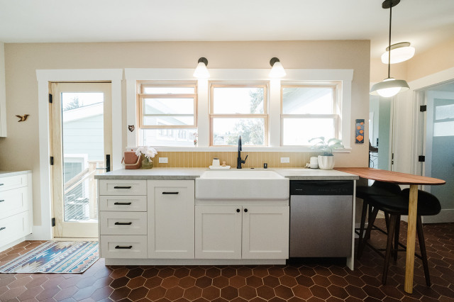 Fireclay Kitchen Renovation modern-kitchen