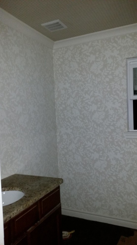 Wallpaper Install: Guenther Homes Model