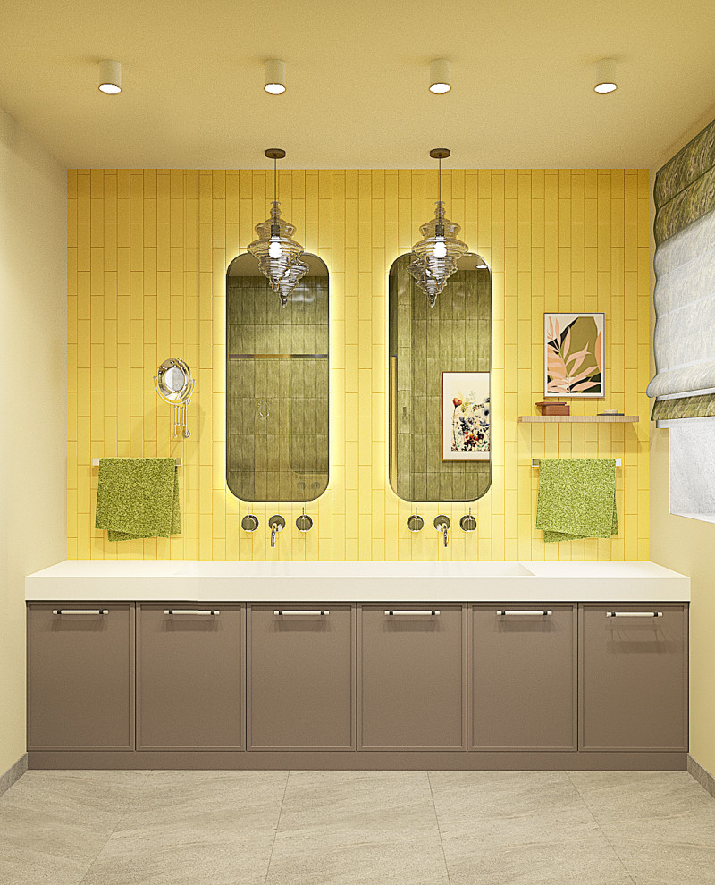 Ванна в загородном доме