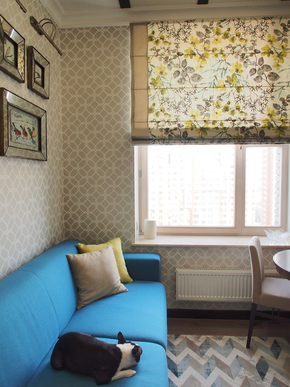 Текстиль для однушки на бульваре Карбышева