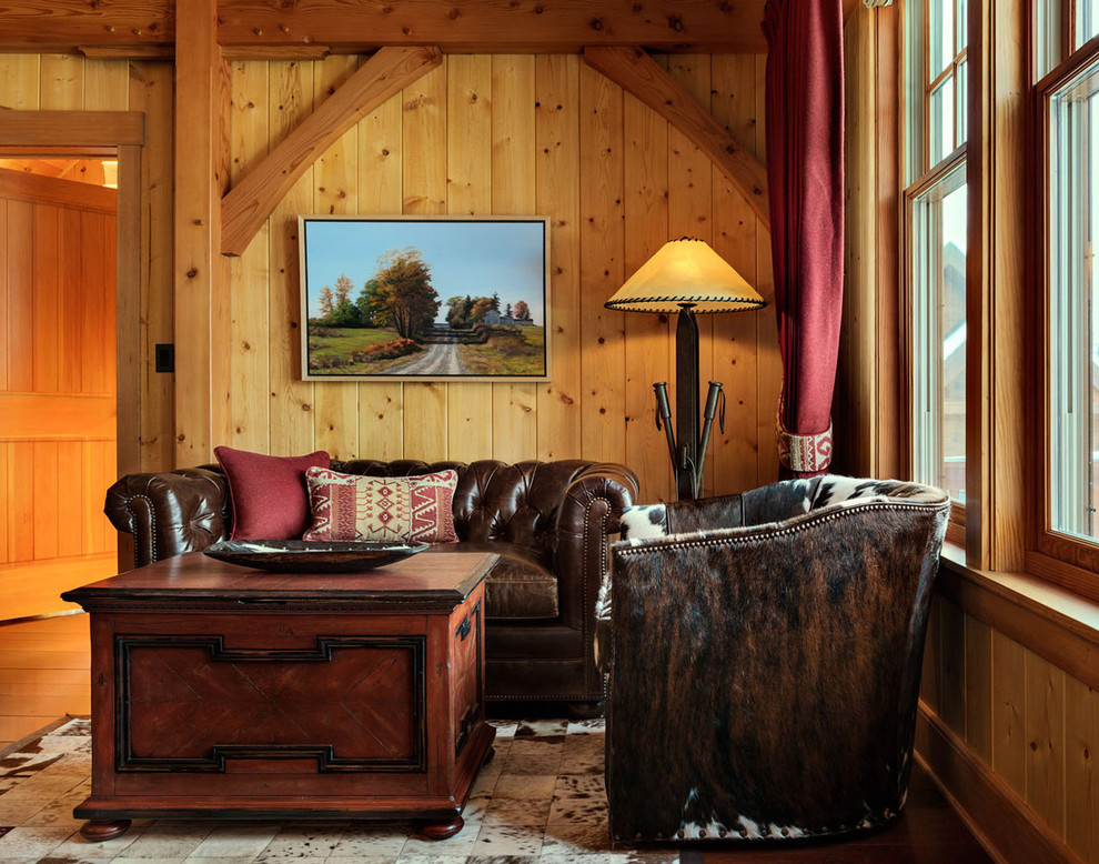 Alpine Ski Home - Rustic - Living Room - Burlington - by Randy Trainor ...
