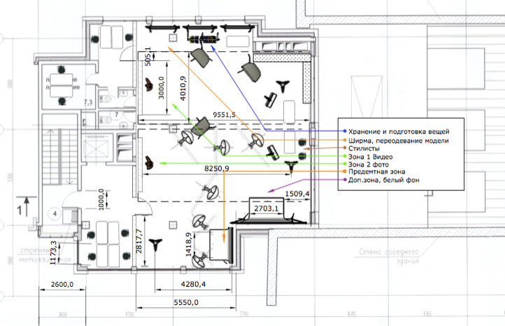 Пример фотостудии