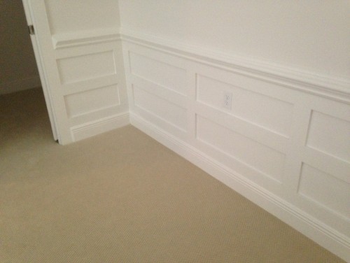 What is the height of the chair rail and wainscoting?