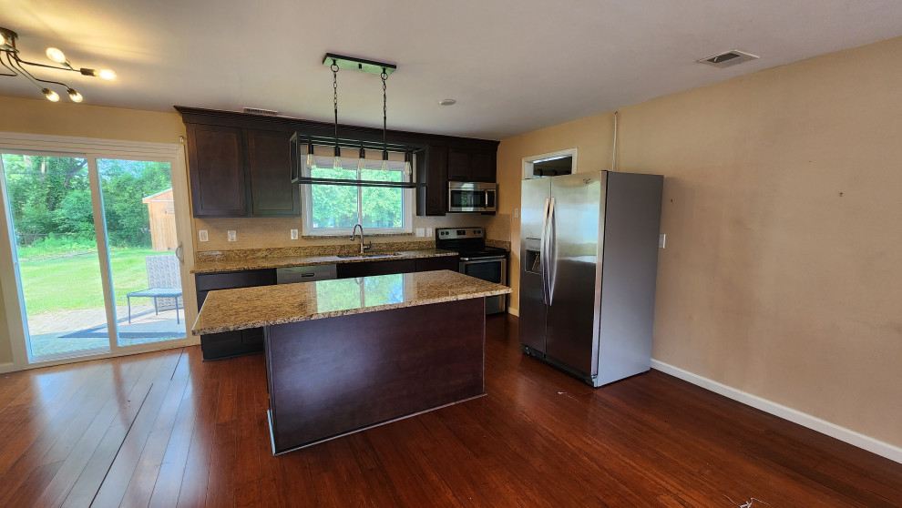 They wanted to do an addition, but we found the space they needed without it