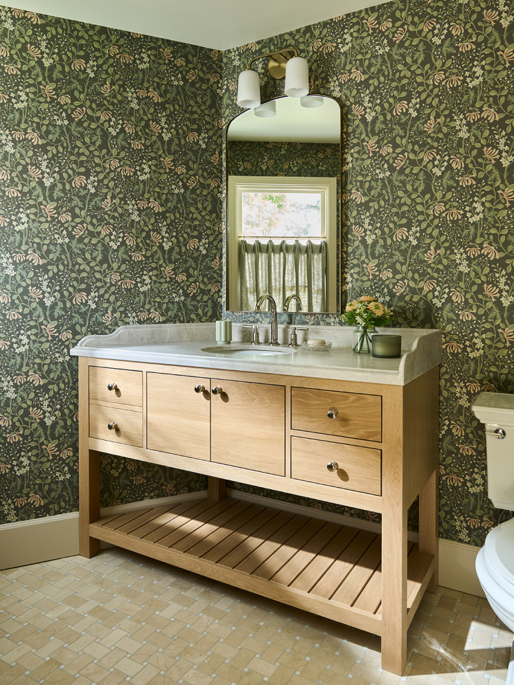 Cielo Rosa - Traditional - Powder Room - San Diego - by Savvy Interiors ...